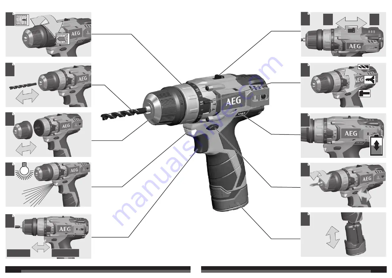 AEG BSB 12C2 Original Instructions Manual Download Page 3