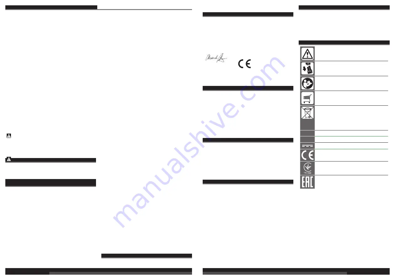 AEG BTS18BL Original Instructions Manual Download Page 22