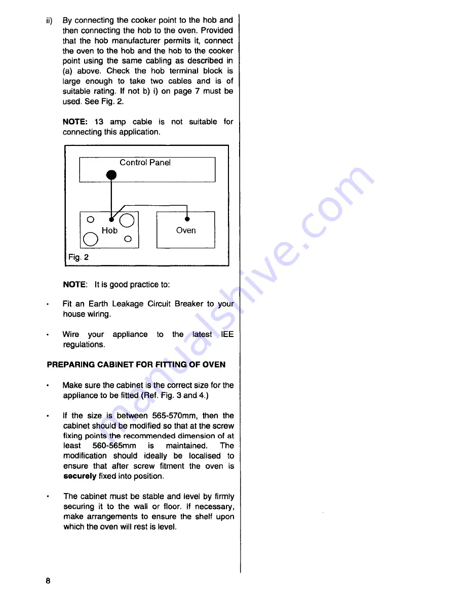 AEG Competence 3030 B Скачать руководство пользователя страница 8