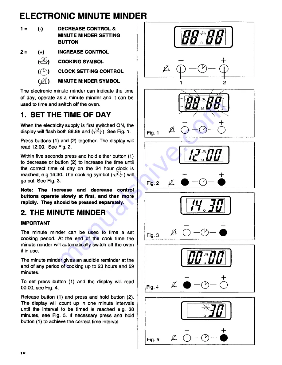 AEG Competence 3030 B Operating Instructions Manual Download Page 16