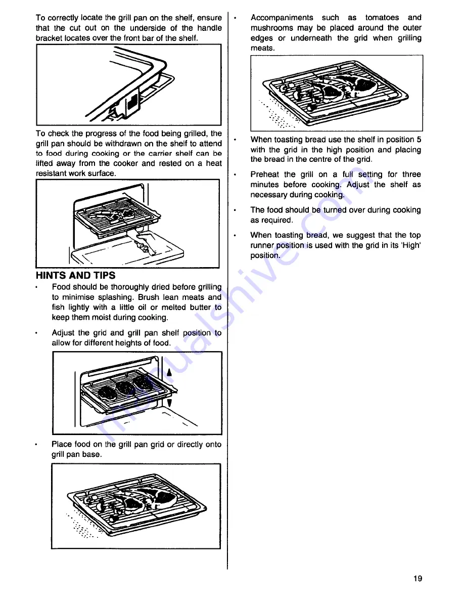 AEG Competence 3030 B Operating Instructions Manual Download Page 19