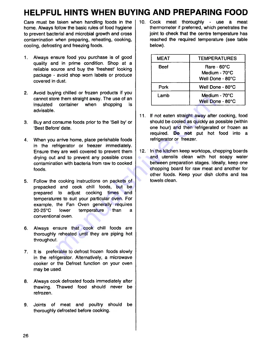 AEG Competence 3030 B Operating Instructions Manual Download Page 26