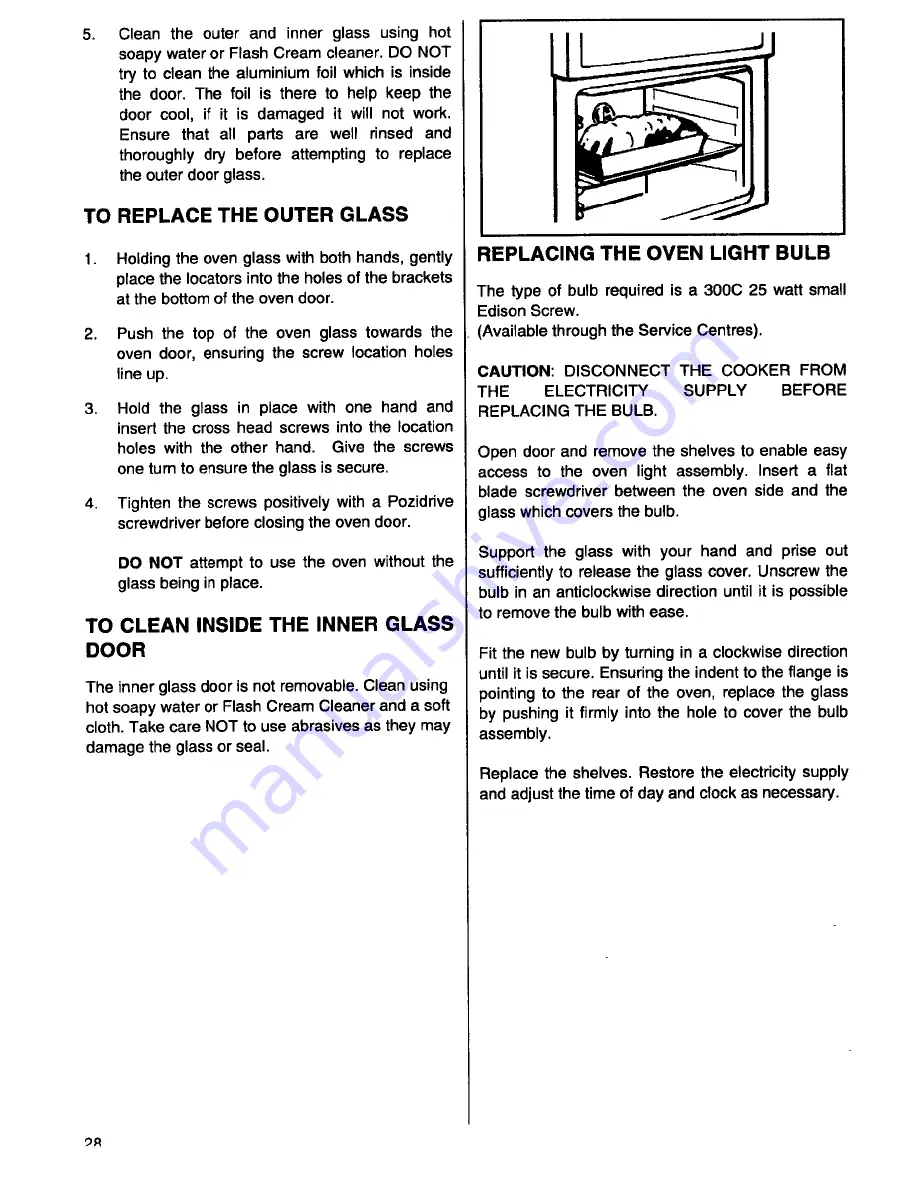 AEG Competence 3030 B Operating Instructions Manual Download Page 28