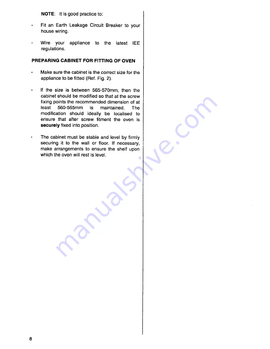 AEG Competence 30380 B Operating Instructions Manual Download Page 8