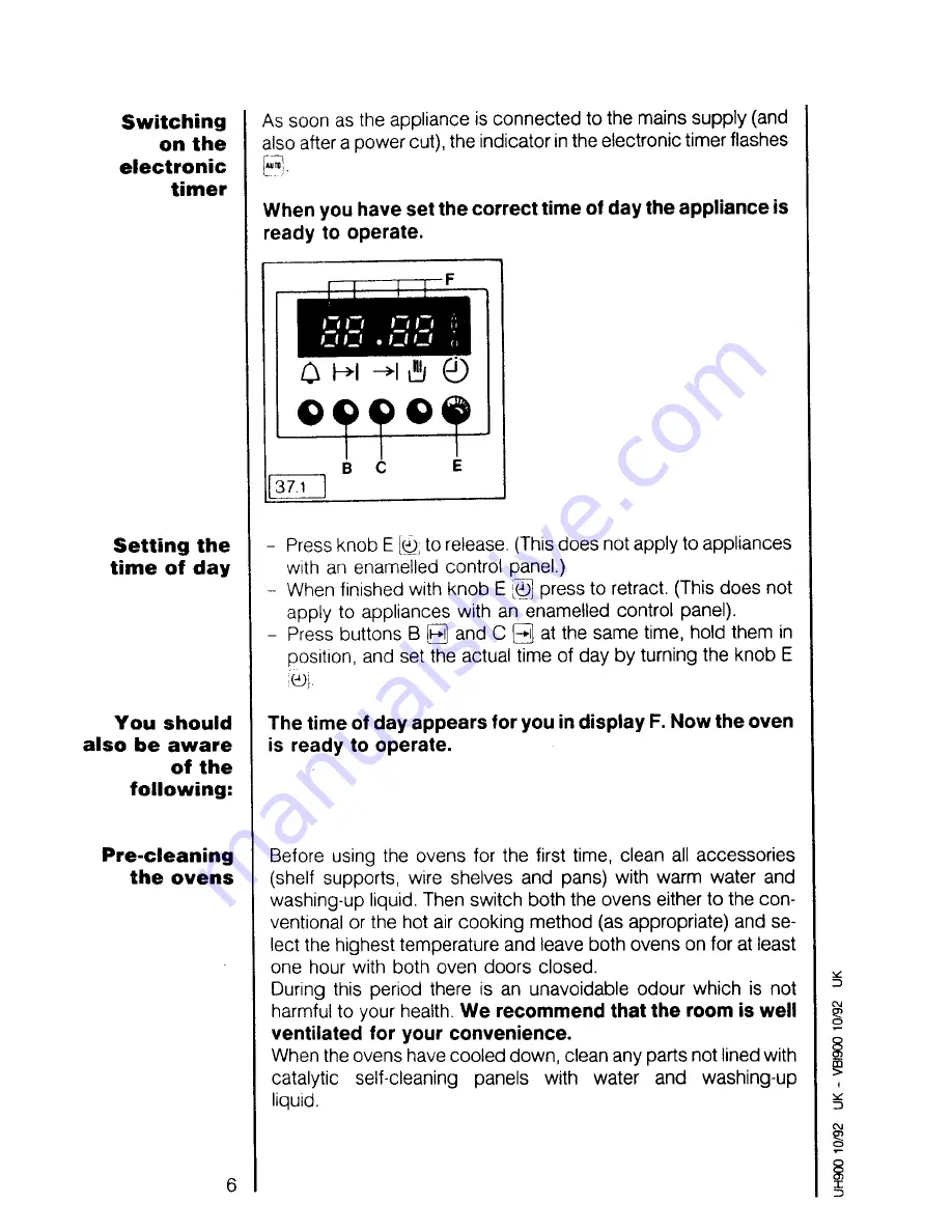 AEG Competence 30480 B Скачать руководство пользователя страница 6