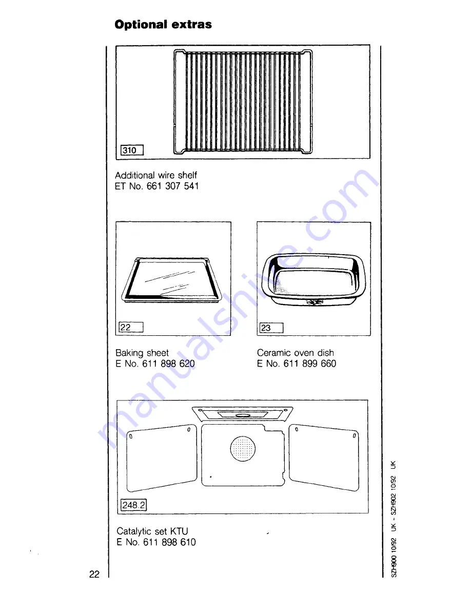 AEG COMPETENCE 305 B Instruction Book Download Page 22