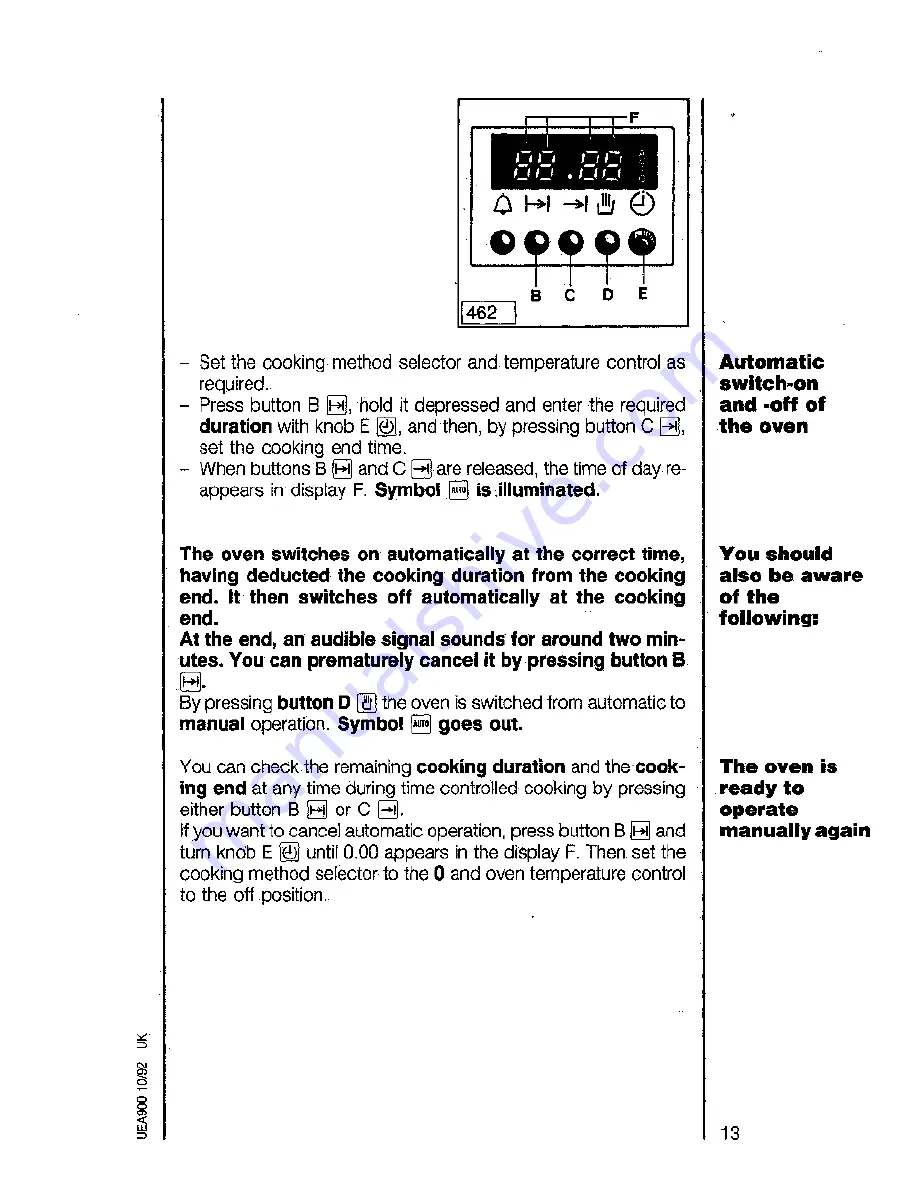 AEG COMPETENCE 318 V Instruction Book Download Page 13