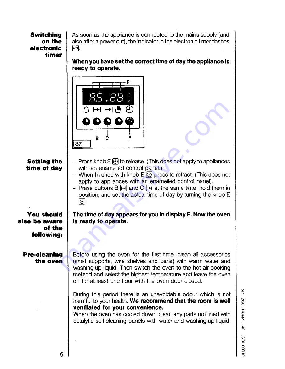 AEG Competence 5150 B Operating Instructions Manual Download Page 6