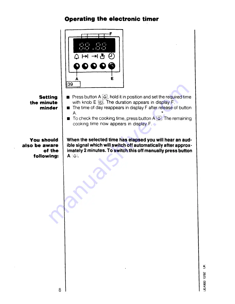 AEG Competence 5158 B Скачать руководство пользователя страница 8