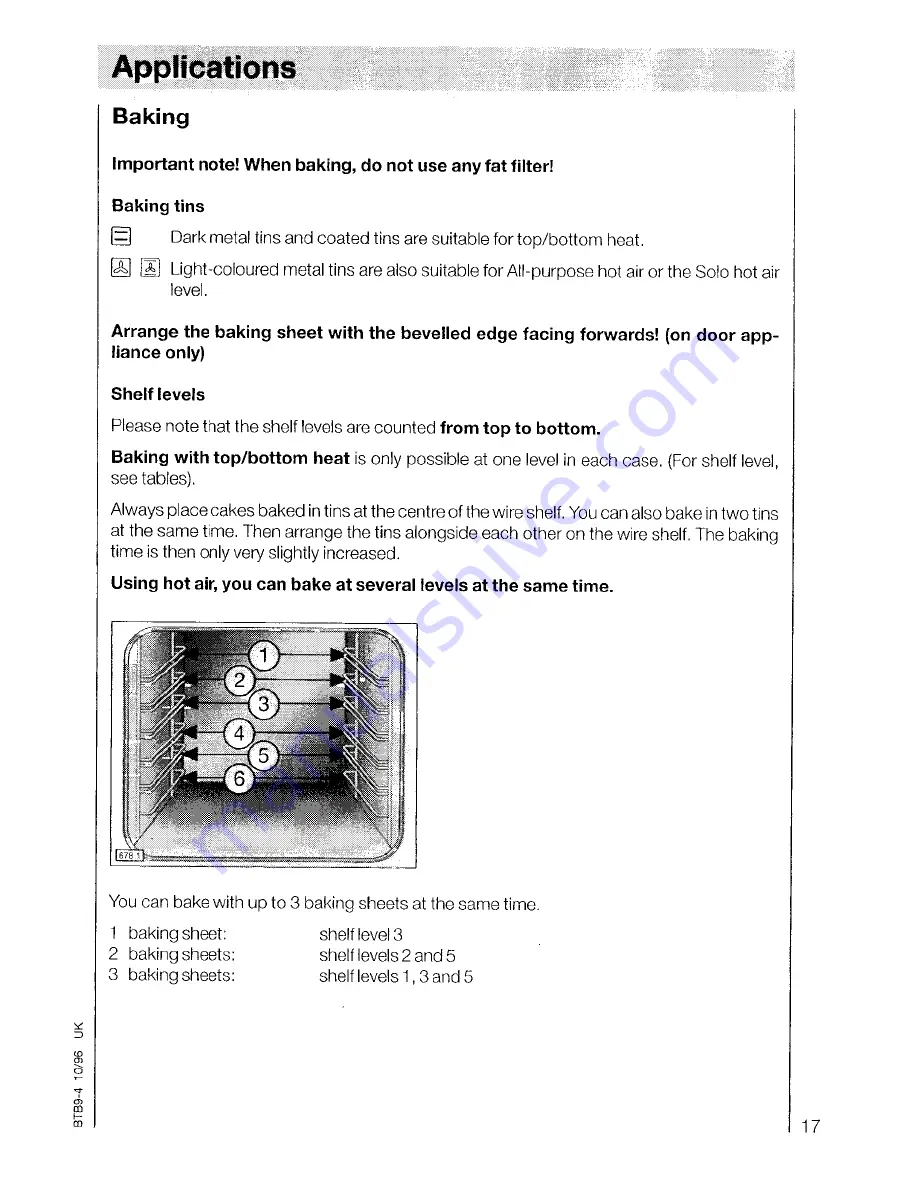 AEG Competence 5201 B Operating Instructions Manual Download Page 17