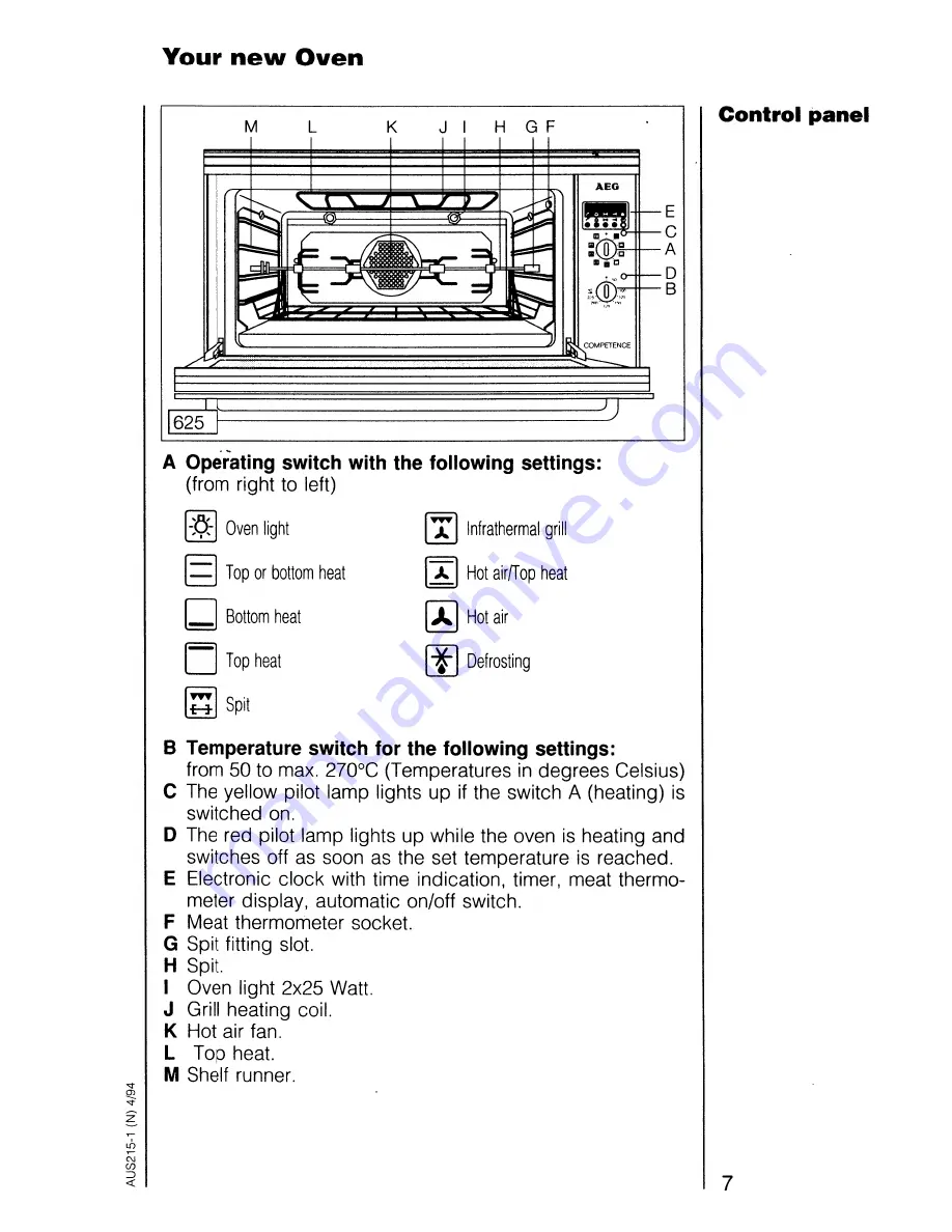 AEG Competence 5209 B Operating Instruction Download Page 7