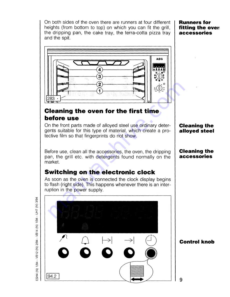 AEG Competence 5209 B Operating Instruction Download Page 9