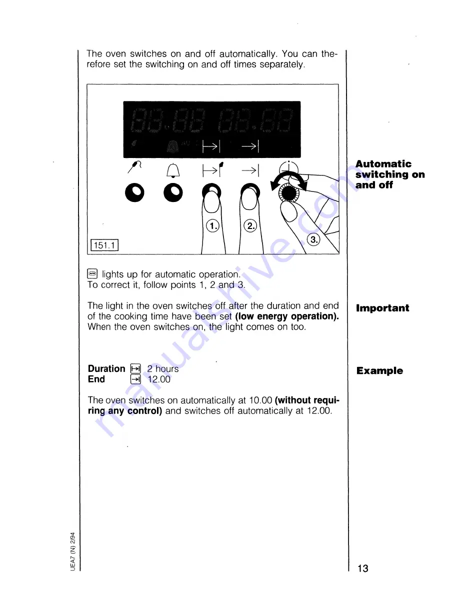 AEG Competence 5209 B Operating Instruction Download Page 13