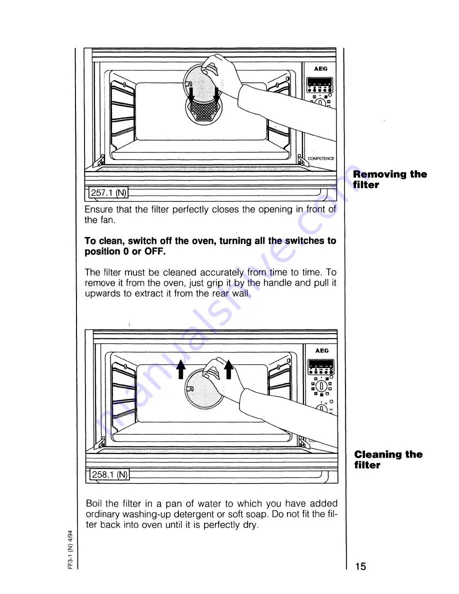 AEG Competence 5209 B Operating Instruction Download Page 15