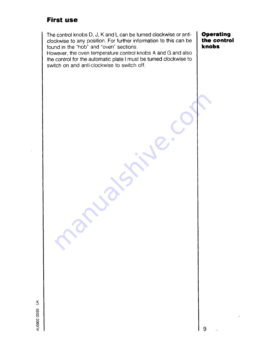 AEG COMPETENCE 521 V Operating Instructions Manual Download Page 9