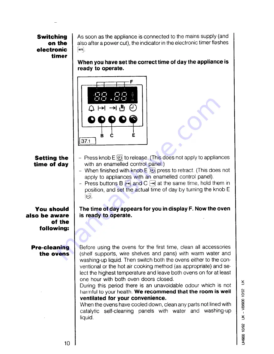 AEG COMPETENCE 521 V Operating Instructions Manual Download Page 10