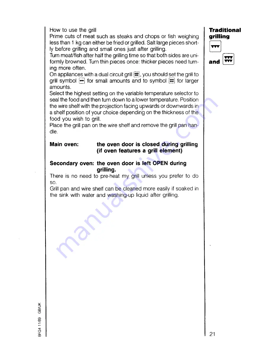 AEG Competence 5238 B Operating Instructions Manual Download Page 21