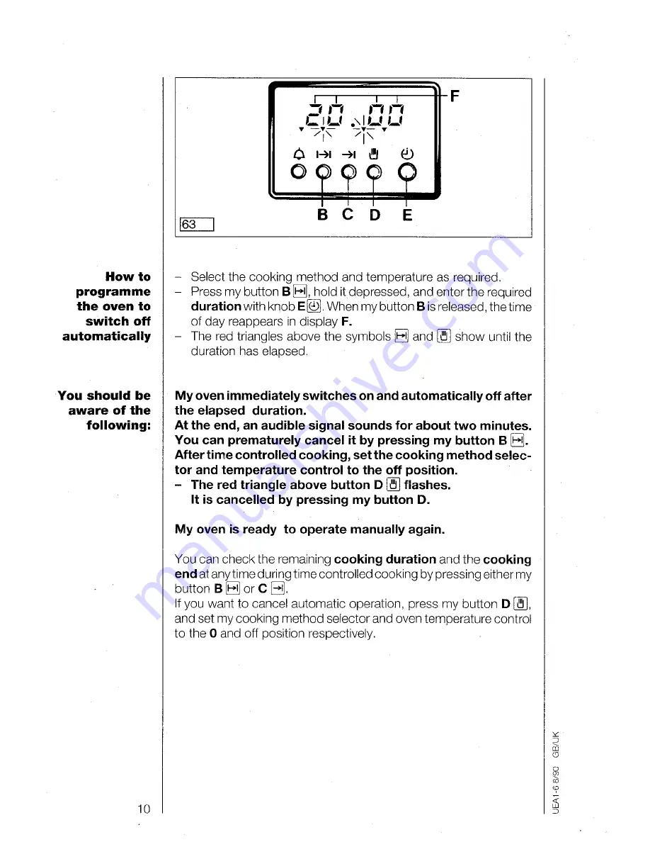 AEG COMPETENCE 5248 B Instruction Book Download Page 10