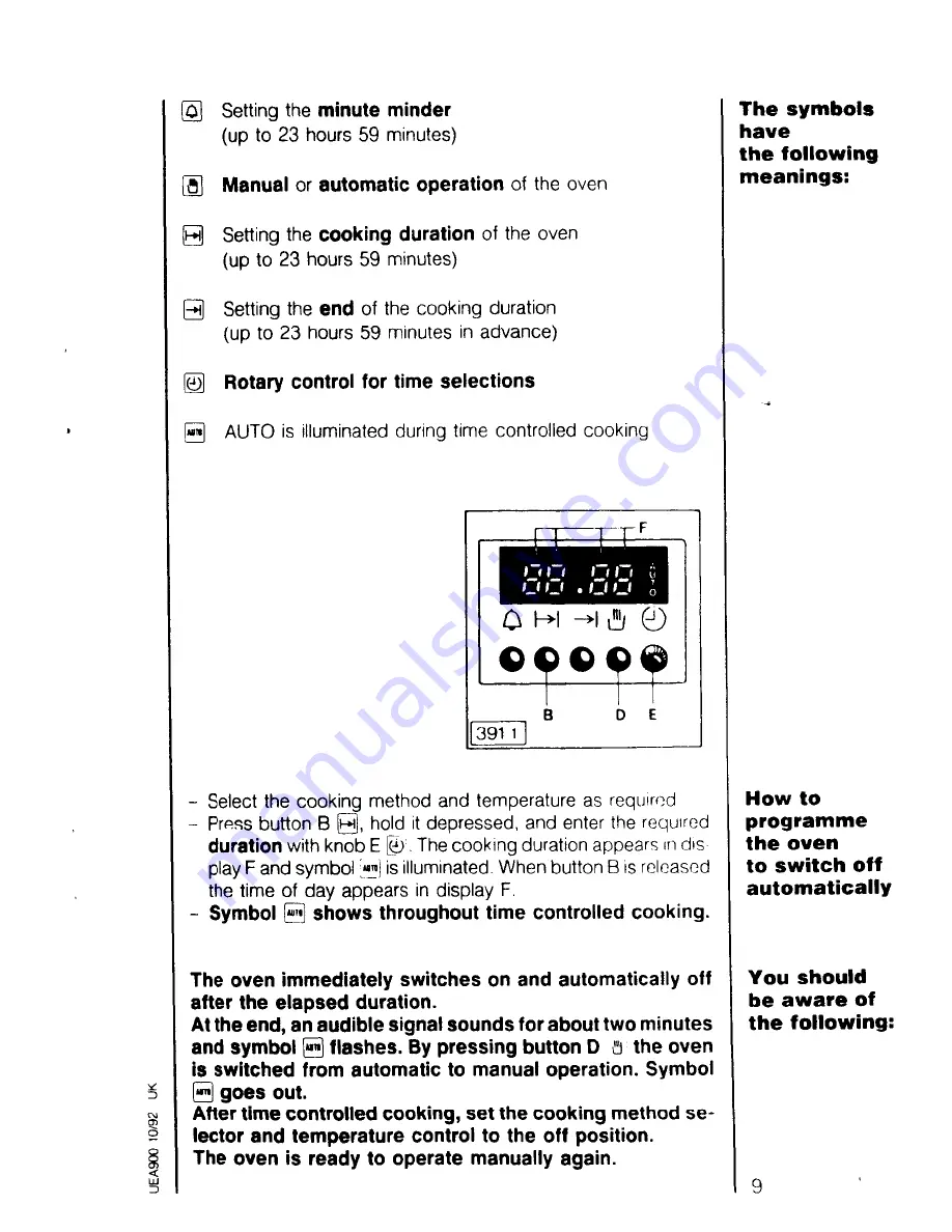 AEG Competence 5308 B Instruction Book Download Page 9