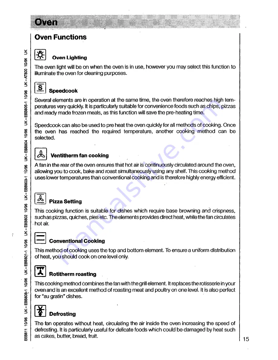 AEG COMPETENCE 5311 B Operating Instructions Manual Download Page 15