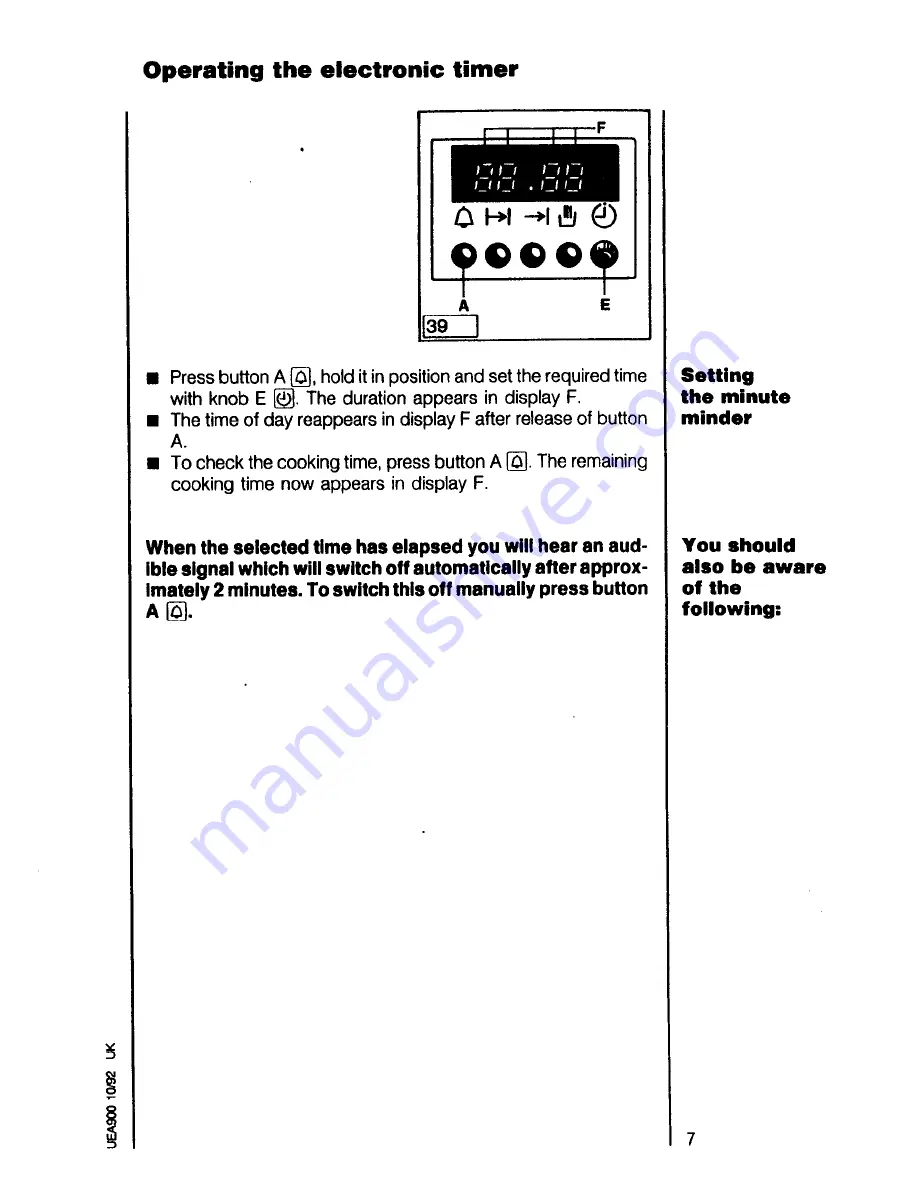 AEG COMPETENCE 5330 B-m Скачать руководство пользователя страница 7