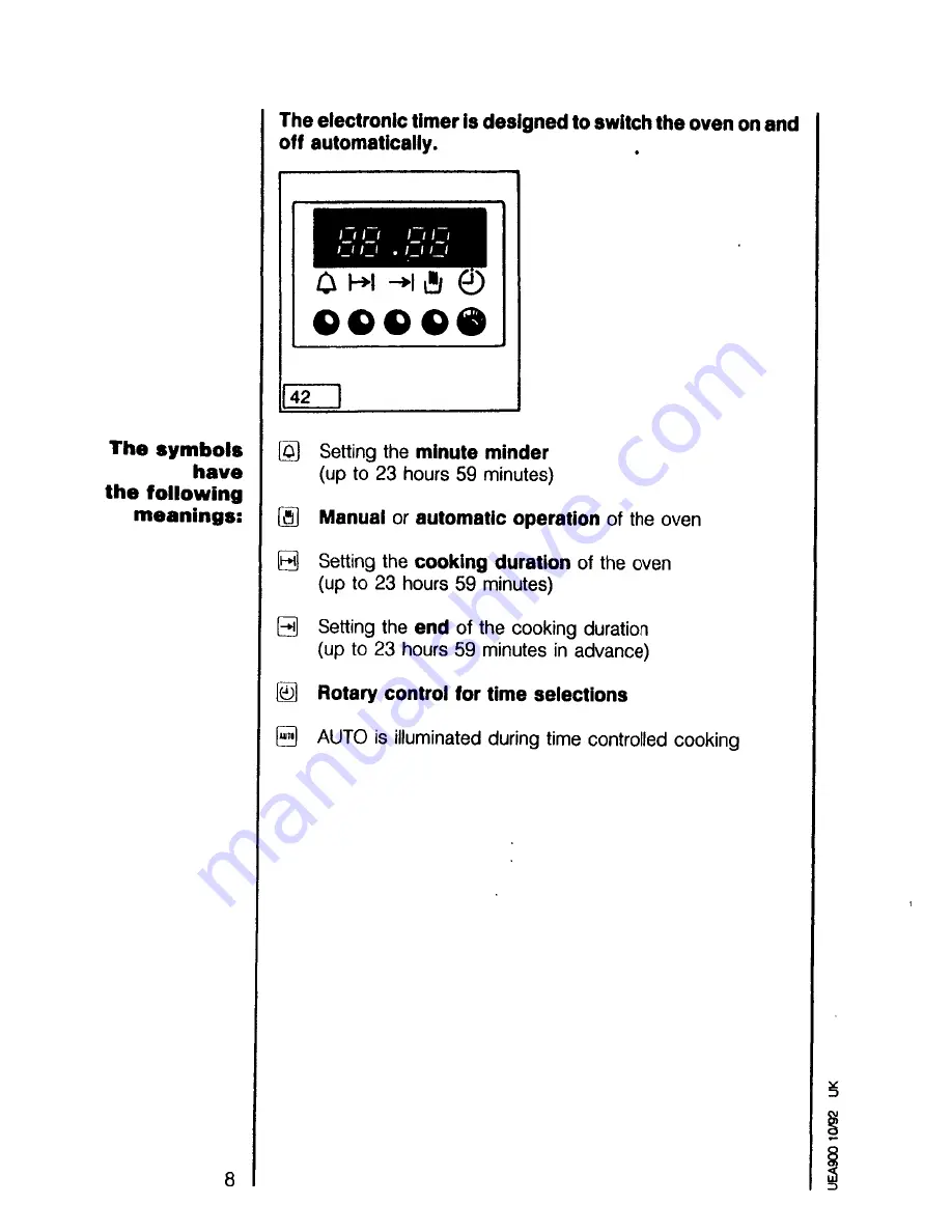 AEG COMPETENCE 5330 B-m Скачать руководство пользователя страница 8