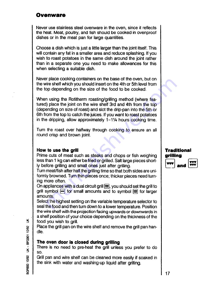 AEG COMPETENCE 5330 B-m Operating Instructions Manual Download Page 17