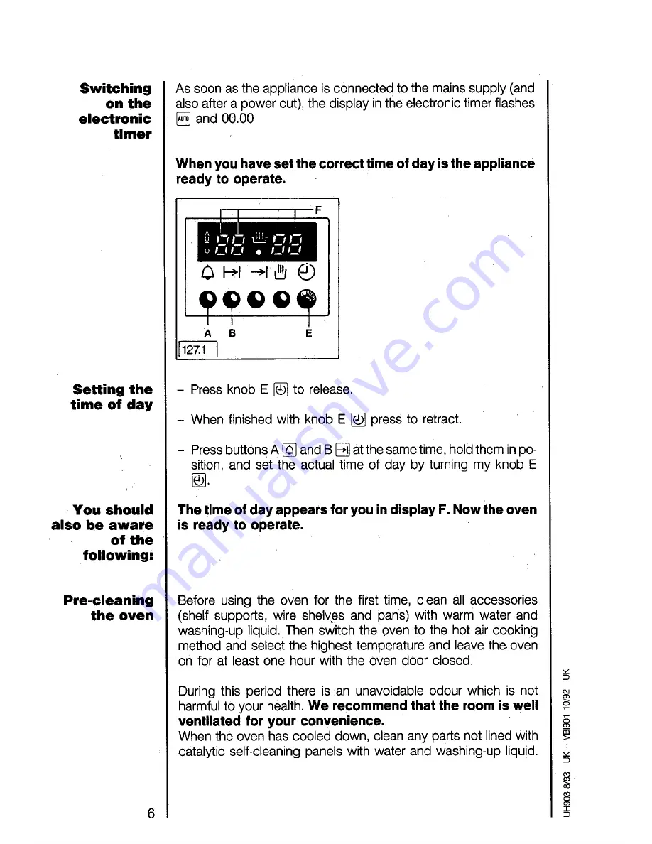 AEG COMPETENCE 5400 B Скачать руководство пользователя страница 6