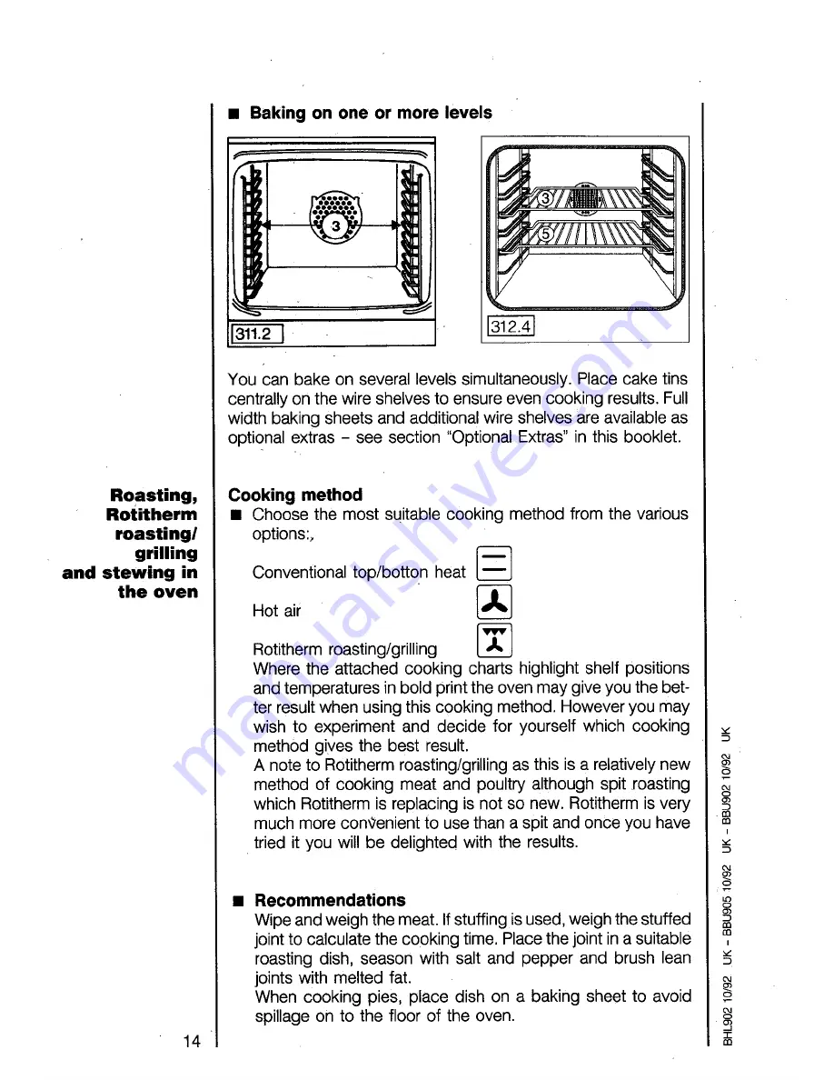 AEG COMPETENCE 5400 B Instruction Book Download Page 14