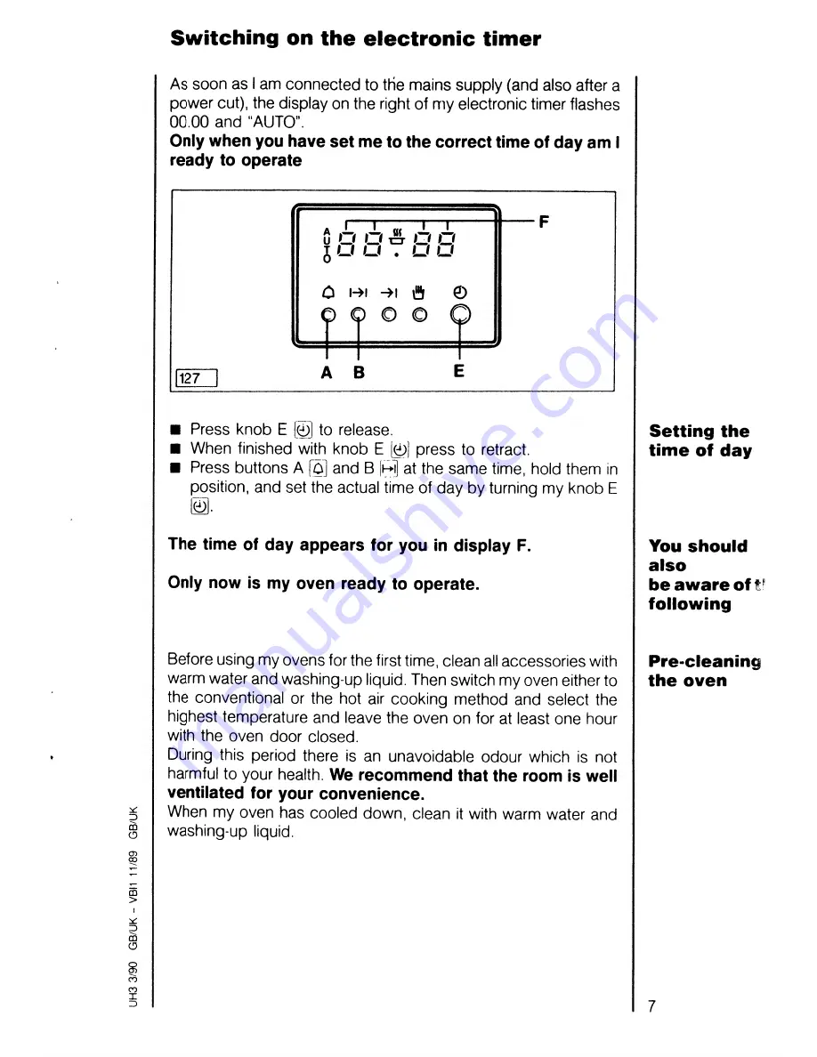 AEG Competence 544 B Operating Instructions Manual Download Page 7