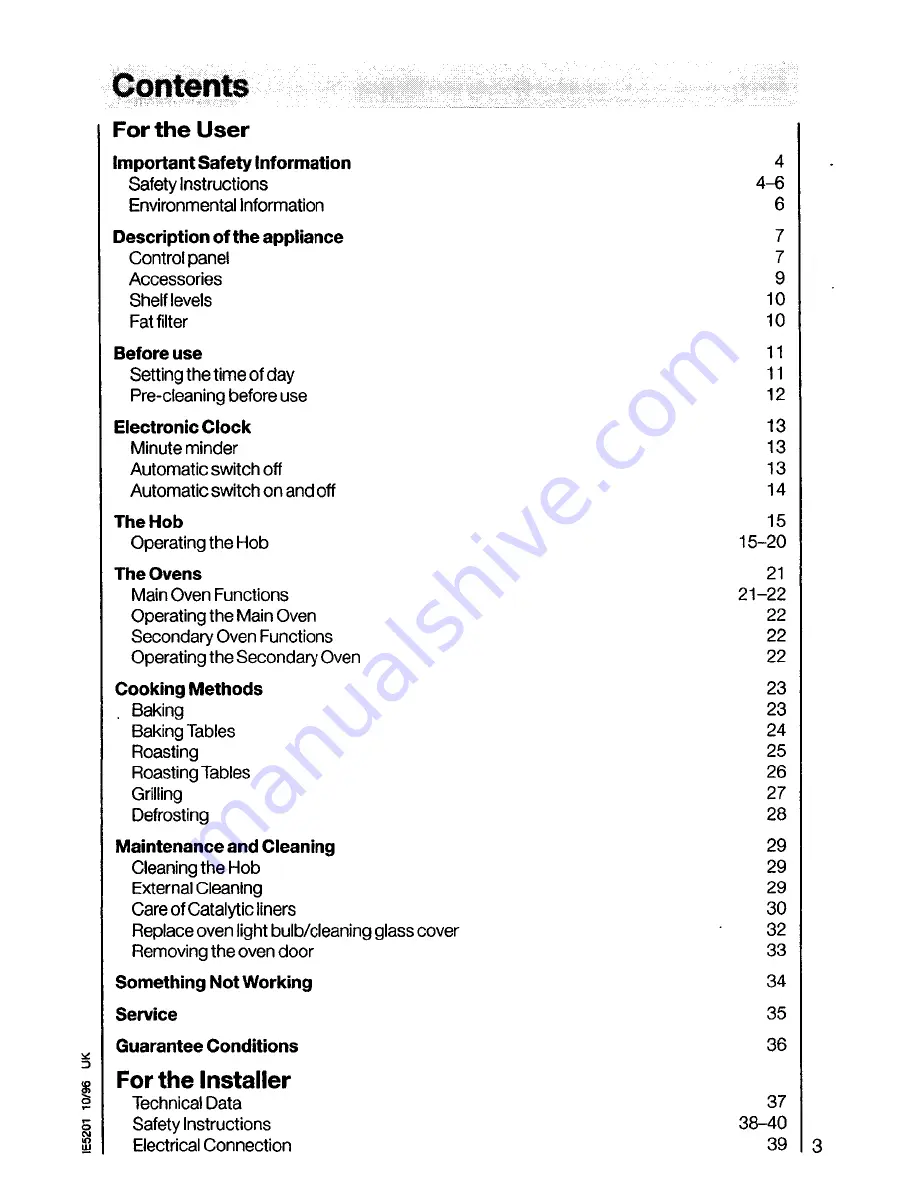 AEG Competence 5731 V Instruction Book Download Page 3