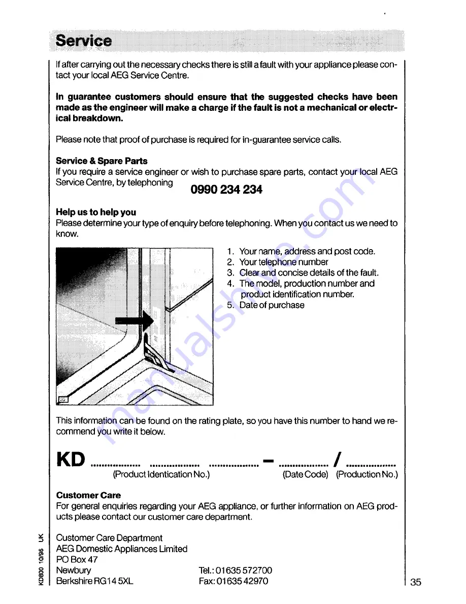 AEG Competence 5731 V Instruction Book Download Page 35