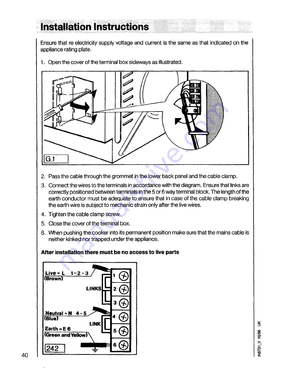 AEG Competence 5731 V Instruction Book Download Page 40