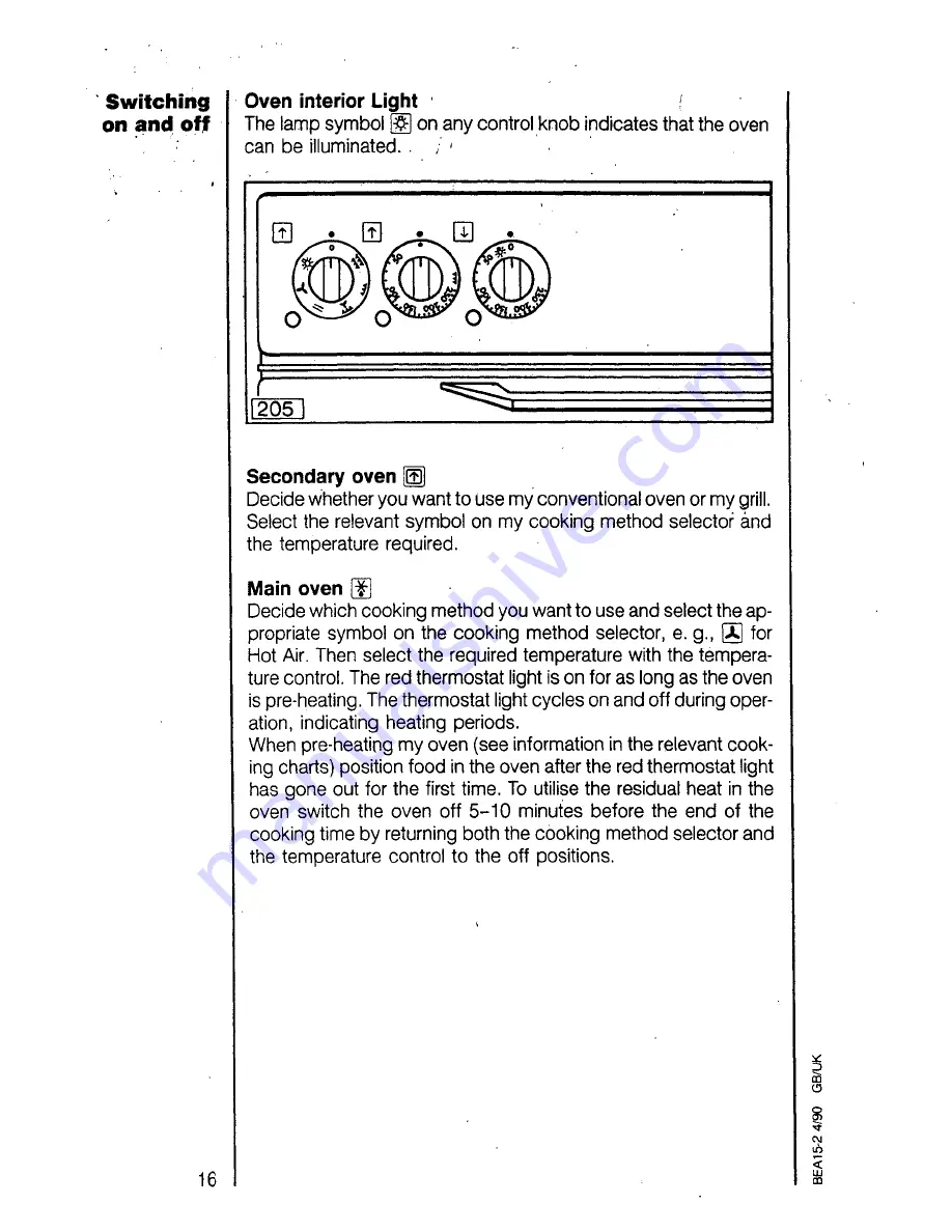 AEG COMPETENCE 5858 B Operating Instructions Manual Download Page 16