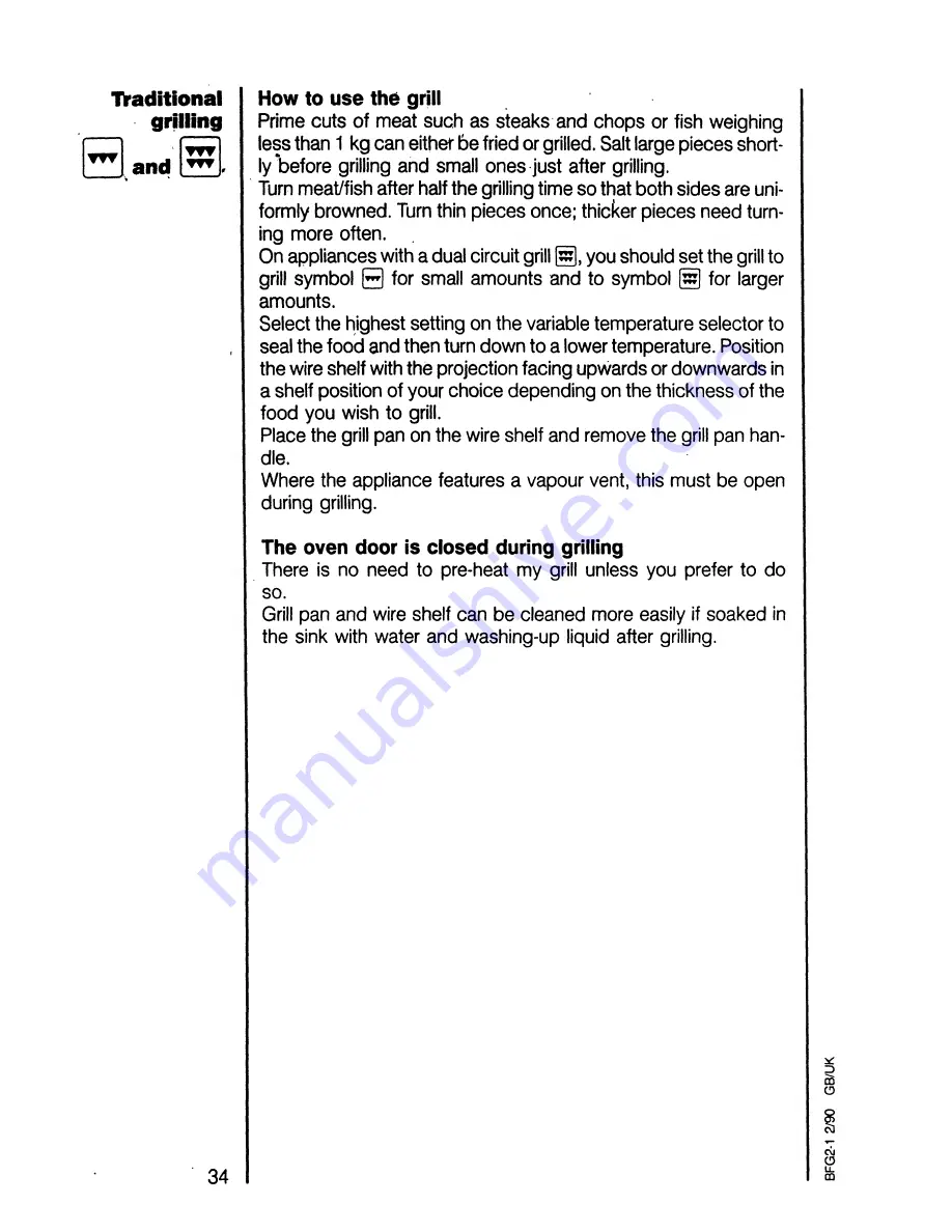 AEG Competence 765 E Operating Instructions Manual Download Page 34