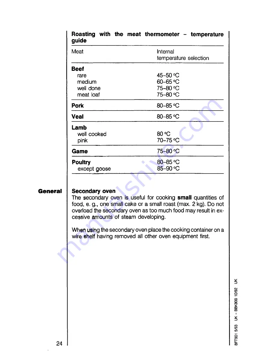 AEG COMPETENCE 76580 B Instruction Book Download Page 24