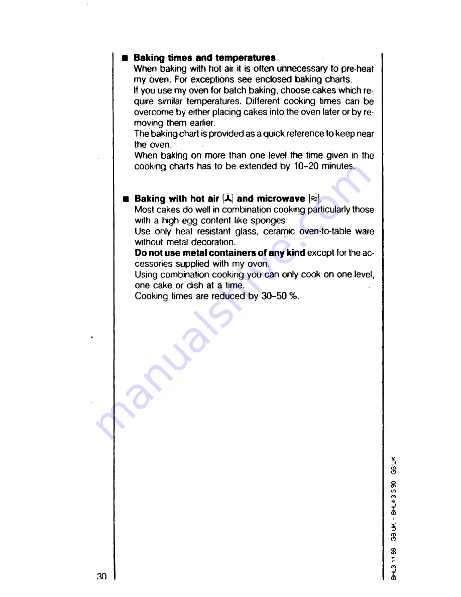 AEG Competence 990 B Instruction Book Download Page 30