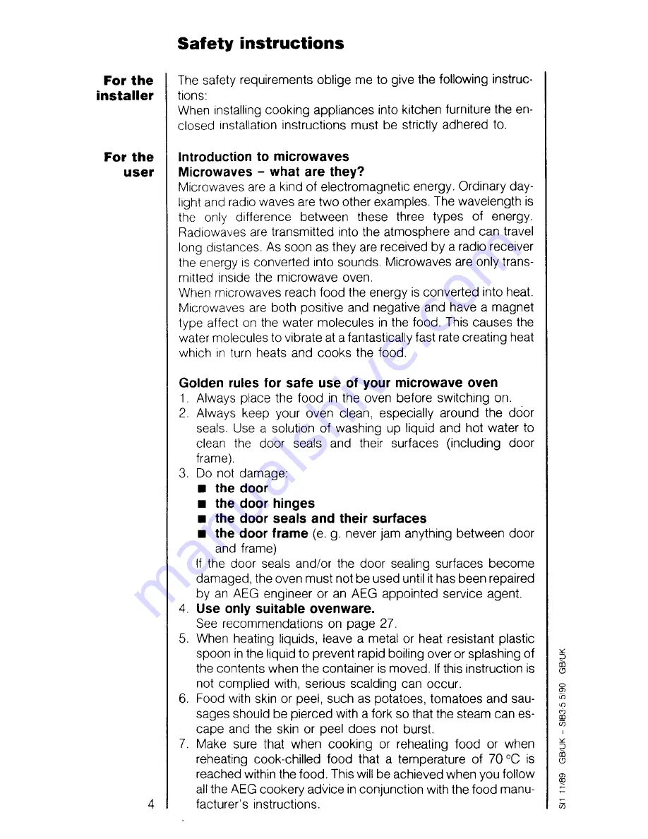 AEG COMPETENCE 9908 B Скачать руководство пользователя страница 4