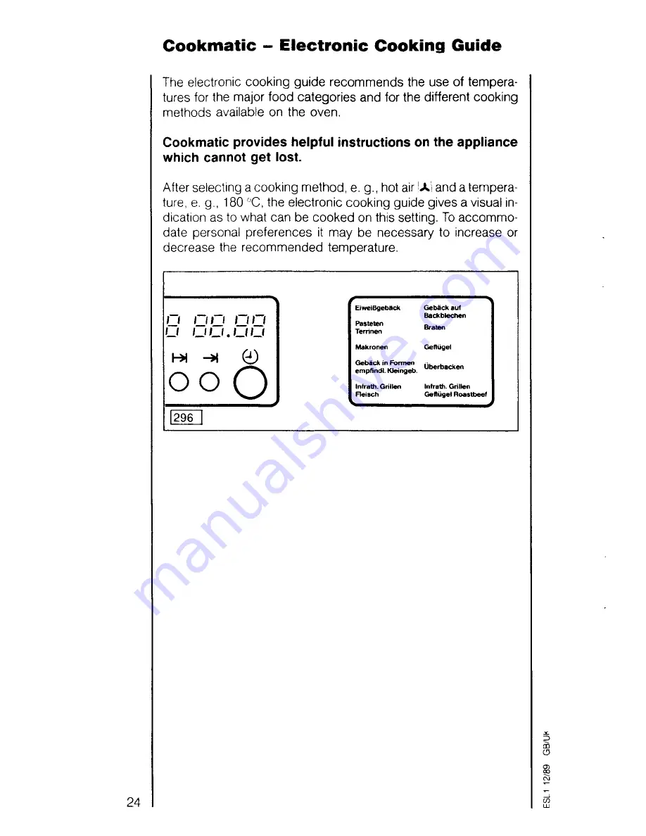 AEG COMPETENCE 9908 B Скачать руководство пользователя страница 24