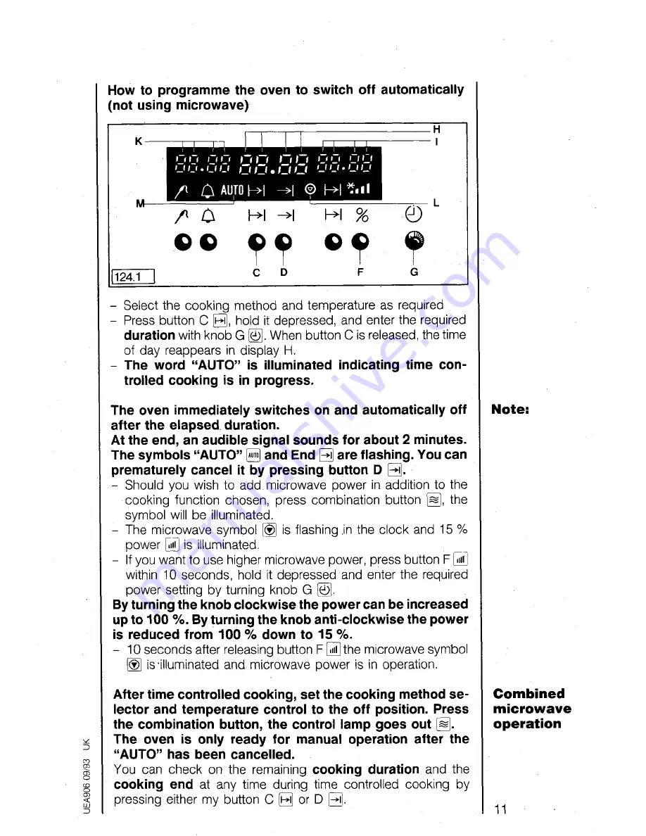 AEG COMPETENCE 9950 B Instruction Book Download Page 11