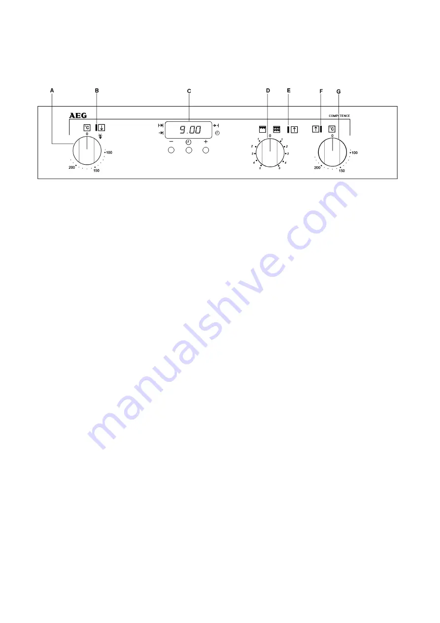 AEG COMPETENCE  D2160-1 Operating Instructions Manual Download Page 5