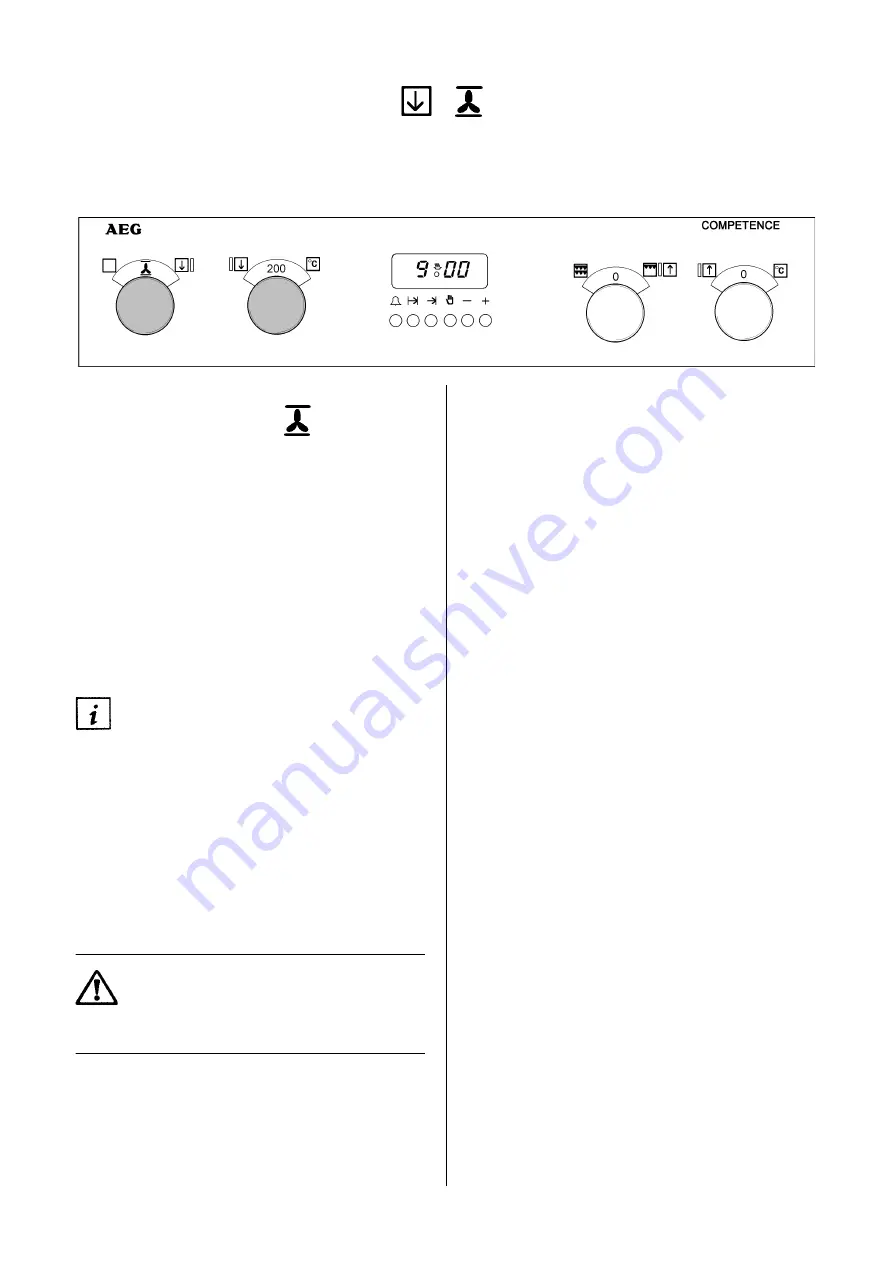 AEG COMPETENCE  D4100 Operating And Installation Instructions Download Page 24