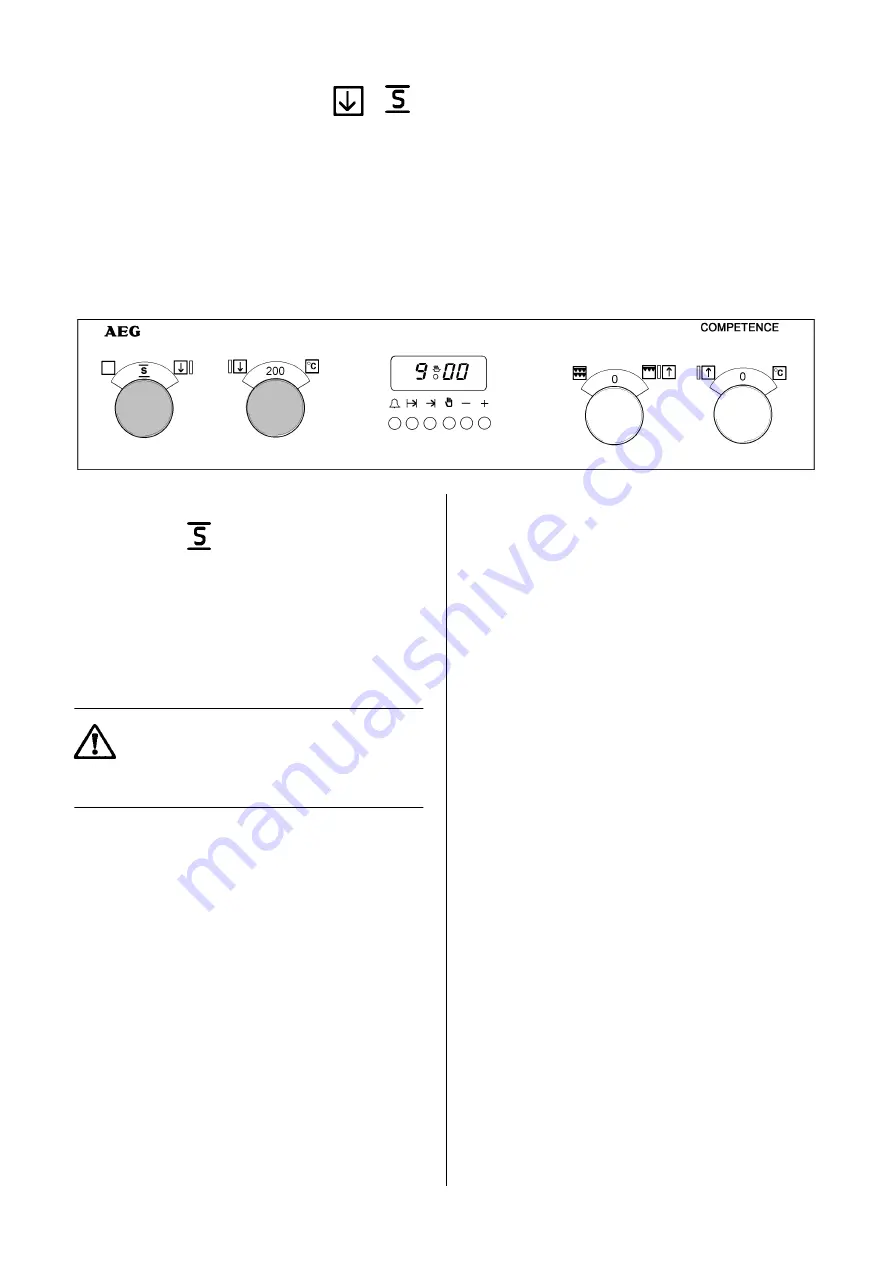 AEG COMPETENCE  D4100 Operating And Installation Instructions Download Page 25