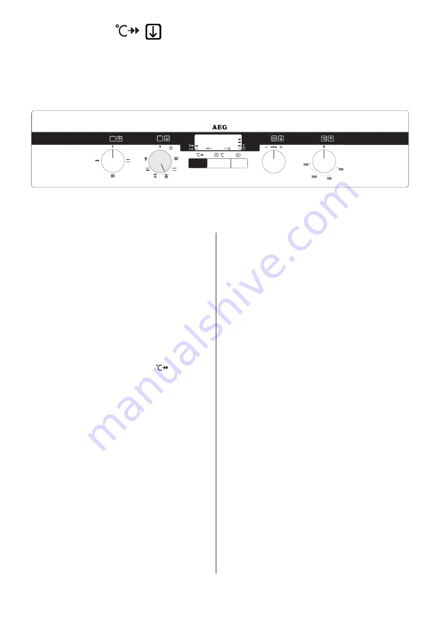 AEG COMPETENCE D5701-4 Installation And Operating Instructions Manual Download Page 30