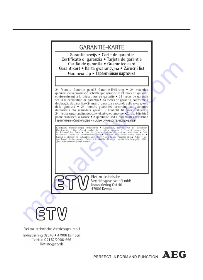 AEG CTV 4950 Manual Download Page 30