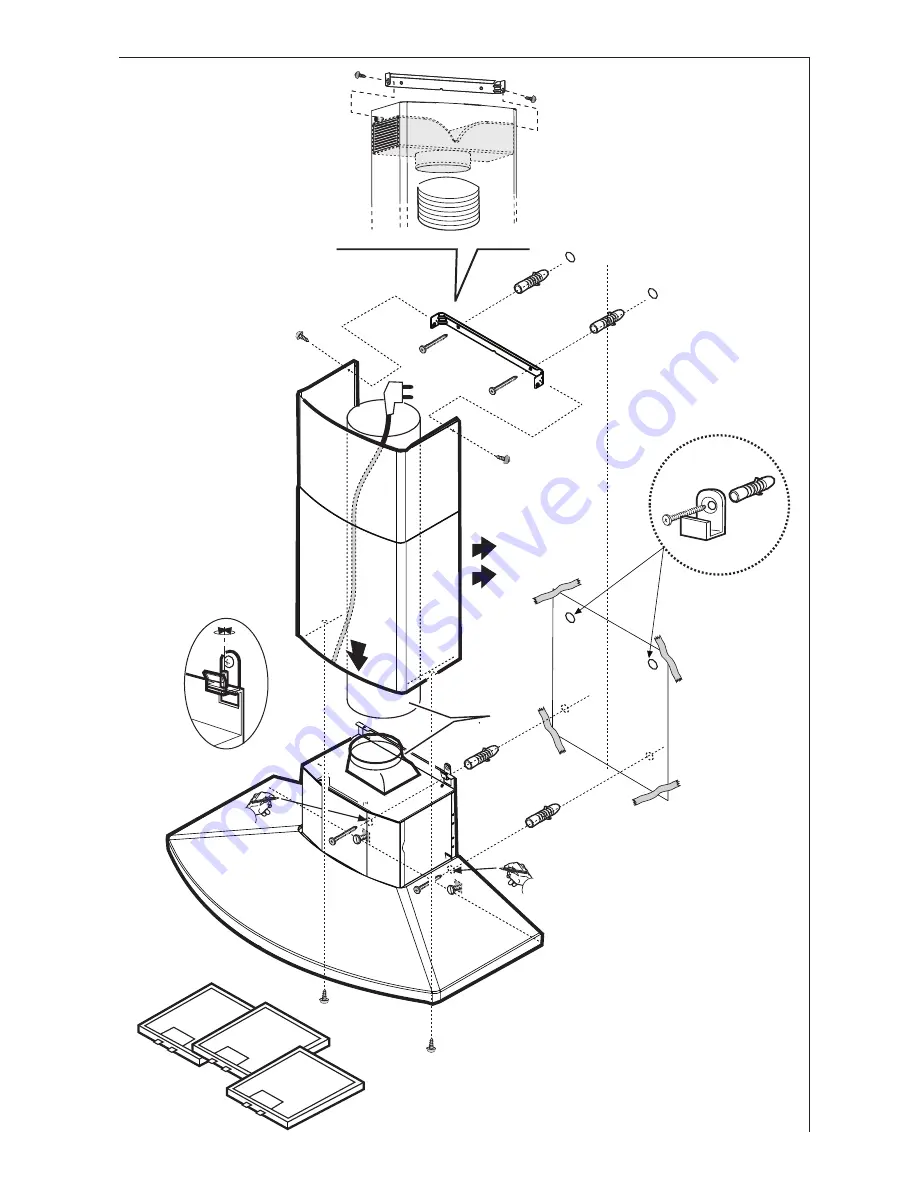 AEG DK 9090-9060 Operating And Installation Instructions Download Page 21