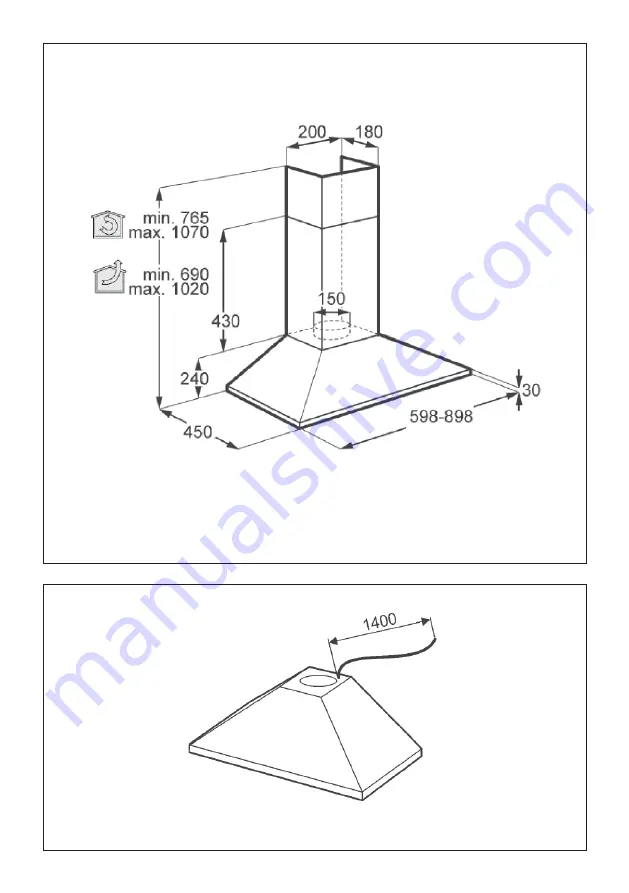 AEG DKB2630M Installation Manual Download Page 5