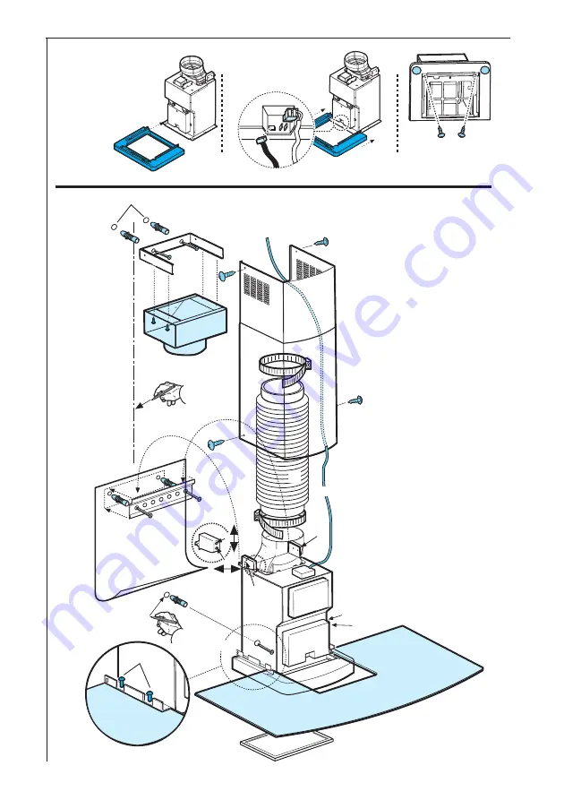 AEG DM 8400 Operating And Installation Instructions Download Page 22