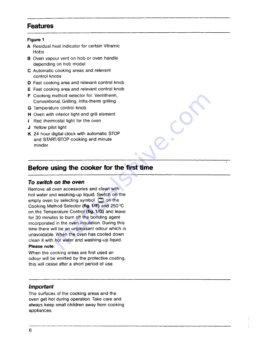 AEG E 64 D Operating Instructions Manual Download Page 6