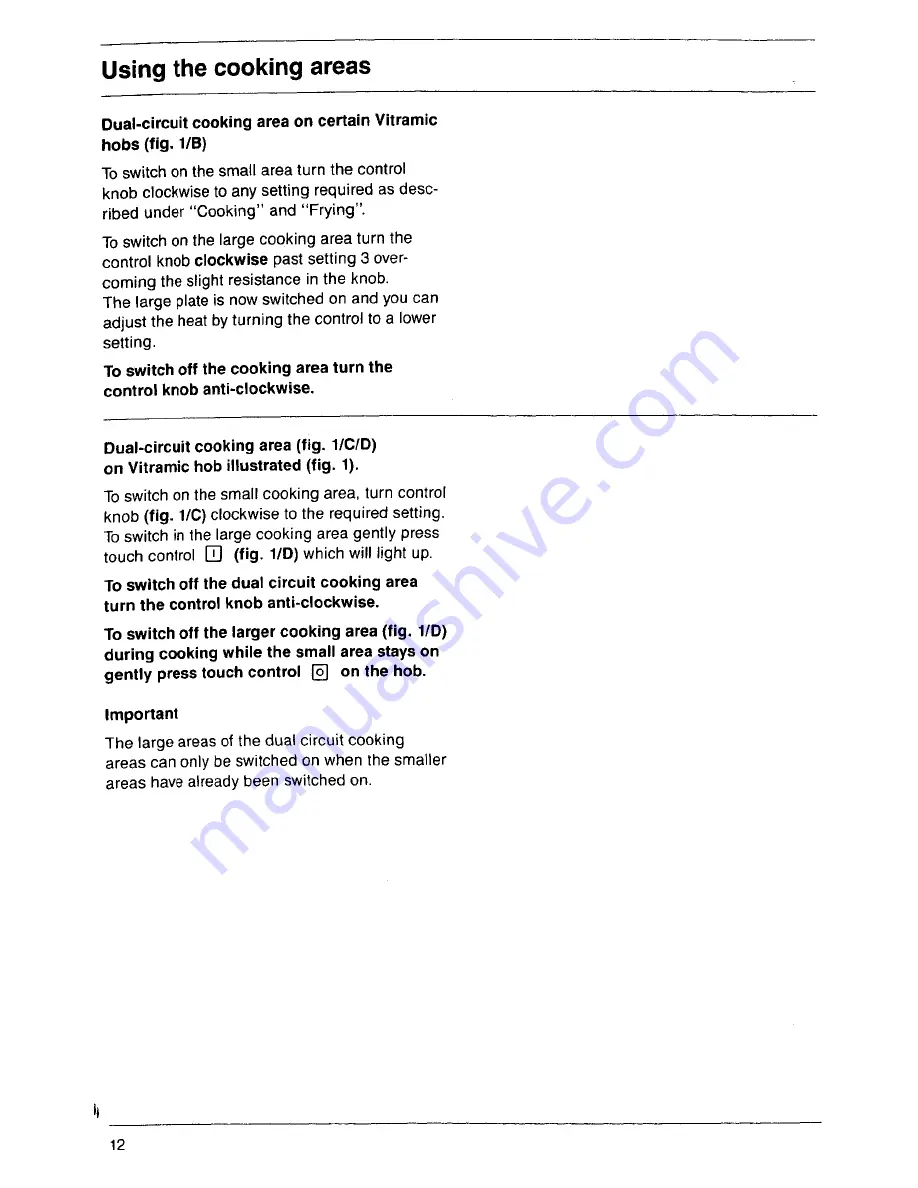 AEG E 64 KLF Operating Instructions Manual Download Page 12